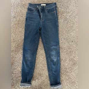 Madewell high rise skinny jeans 27
